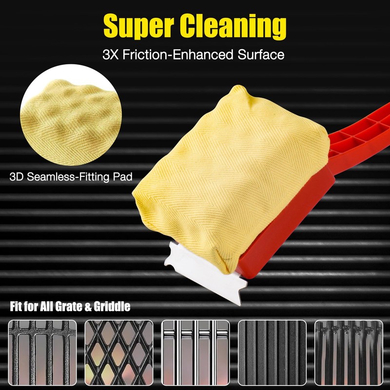 Kitwanda Grill Brush Bristle Free,Steam Cleaning Grill Brush - Safe