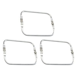 3-Piece Bag Inner Clip, U-Shaped Bag Inner Handle, Bag Handle Frame, Alloy Opener, Clutch Frame, Diy Bag Accessories