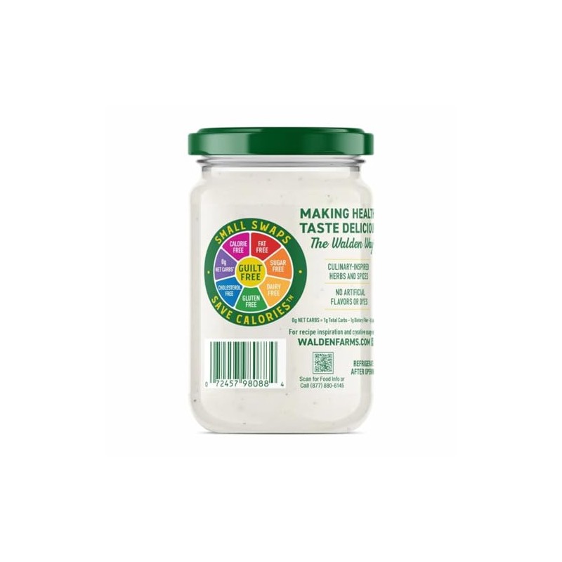 Walden Farms Sauce (12 Fl Oz (Pack of 6), Alfredo)