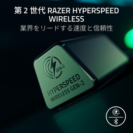 Razer BlackShark V3 Wireless Gaming Headset 2nd Generation HyperSpeed Wireless 2nd Gen TriForce Titanium 2.0 inch (50 mm) Driver HyperClear Ultra-Wide Band 0.4 inch (9.9 mm) Mic 70 Hours 2.4 GHz