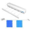 Omabeta 1PCS Telescopic Retractable Clothesline Wall Mounted with Five Ropes,