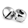 Naler Pack of 120 bells, silver metal bells for gift