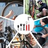 NEUSID 6Pcs Bike Chain Removal Tool Kit, Bicycle Crank Extractor