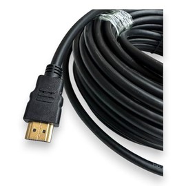 Cable HDMI 2.0 de 15 Metros 4K Ultra HD, Blindado Uso Rudo, Alta Velocidad 18Gbps, Compatible con TV, Monitor, Proyector, PC.