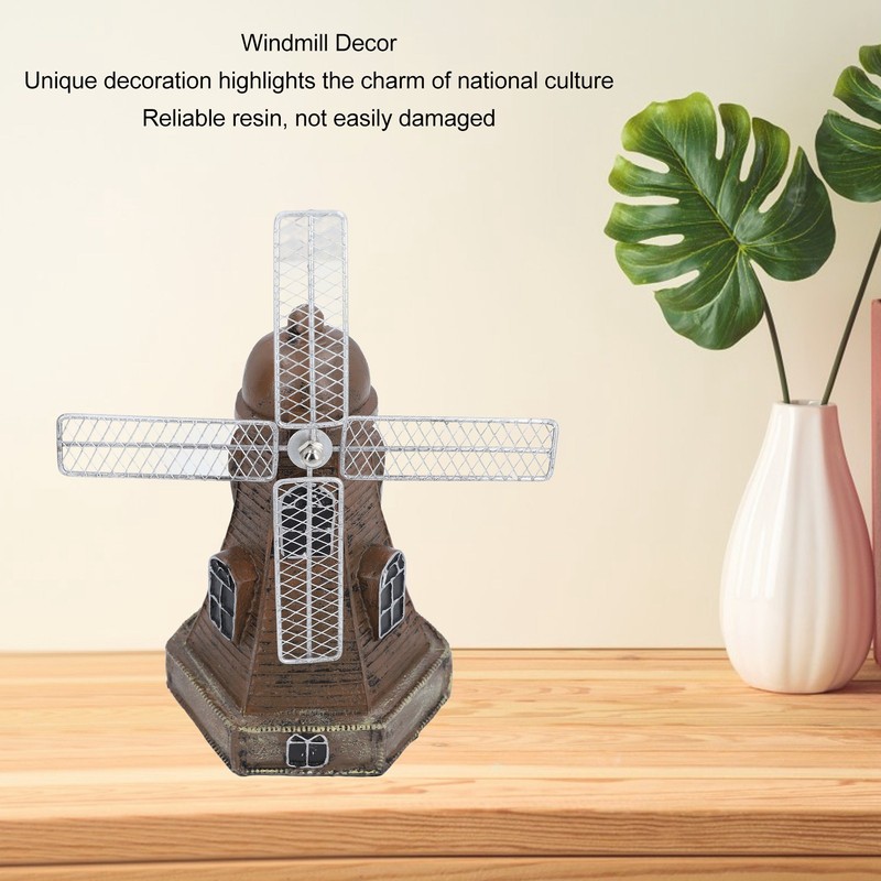 Windmill Decoration Handmade Fine Detail Windmill Ornament for Living Room