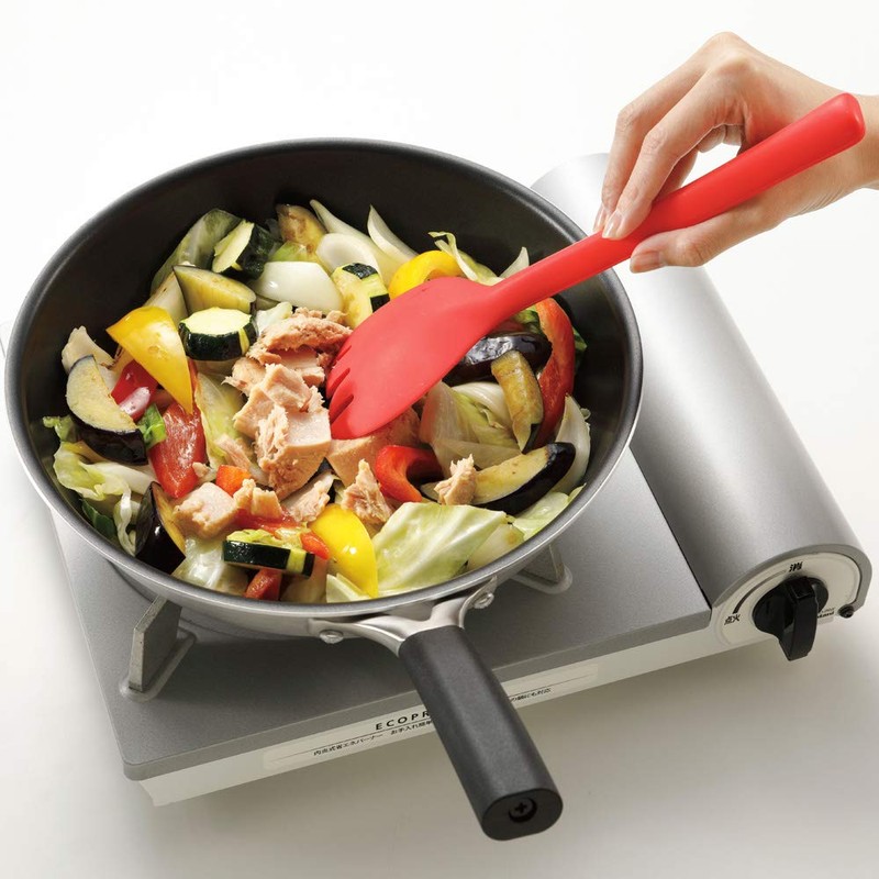 Kai KAI Spatula Red Kitchen Tool Size: 10.6 x 2.7