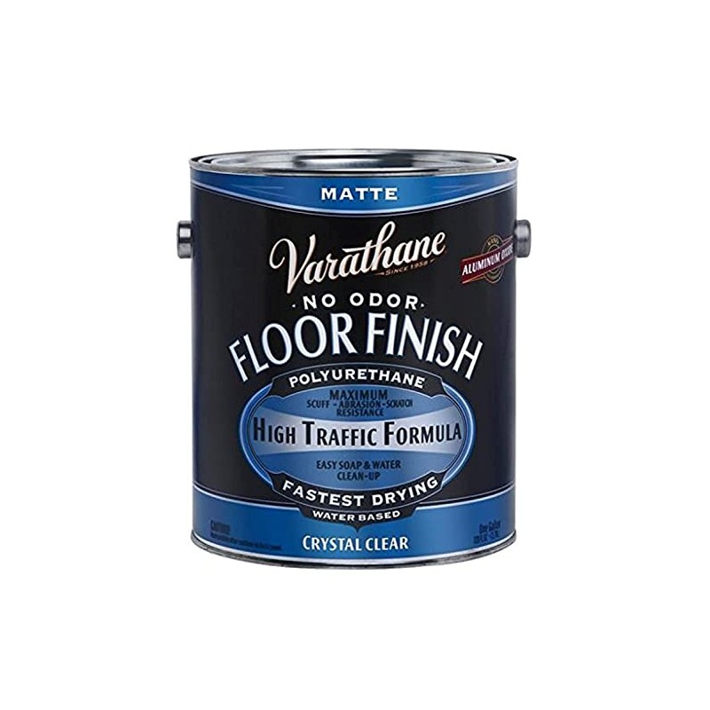1 gal Rust-Oleum 286820 Varathane Water-Based Interior Floor Polyurethane, Matte