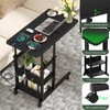 C Shaped End Table Height Adjustable - Couch Side Table