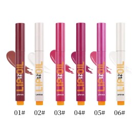 Set De Pintalabios X Make-up Press, Brillo Labial Liso Y