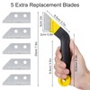 2 Pieces Joint Remover Tool with 5 Replacement Blades, Angled