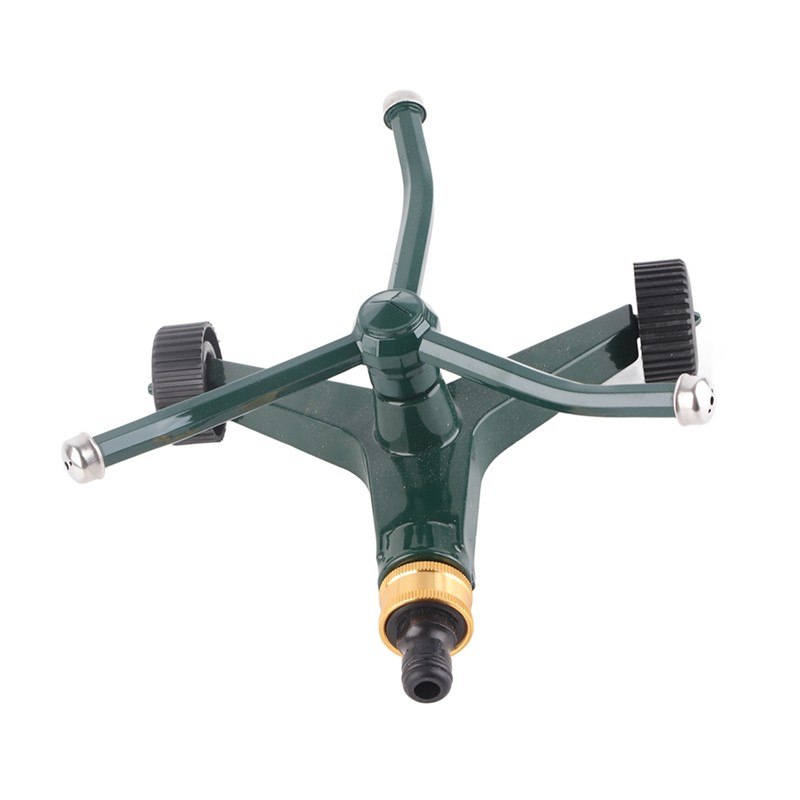 Metal Three Arm Sprinkler with G3/4 Connector Rustproof 360° Rotating