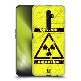 Head Case Designs Strahlungen Gefahrensymbol Harte Rueckseiten Handyhülle Hülle Huelle kompatibel mit Oppo Reno2 Z