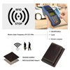 LOUEBICA Men's Genuine Leather Wallet Trifold Wallet RFID Blocking Minimalist