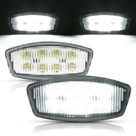 HECASA Pair LED Cab Light 12V 24W Compatible with Kubota B2650HSDC B3350HSDC L3240HSTC L3240HSTC-3 LED Roof Marker Light Headlight Plastic+Aluminium Alloy (Clear Lens)