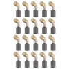 HARFINGTON 20pcs Carbon Brush 13mm x 7.5mm x 6.5mm Grinder