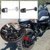 Motorcycle Rear Refit Wheel Fork Axle Sliders Cap Pad Crash