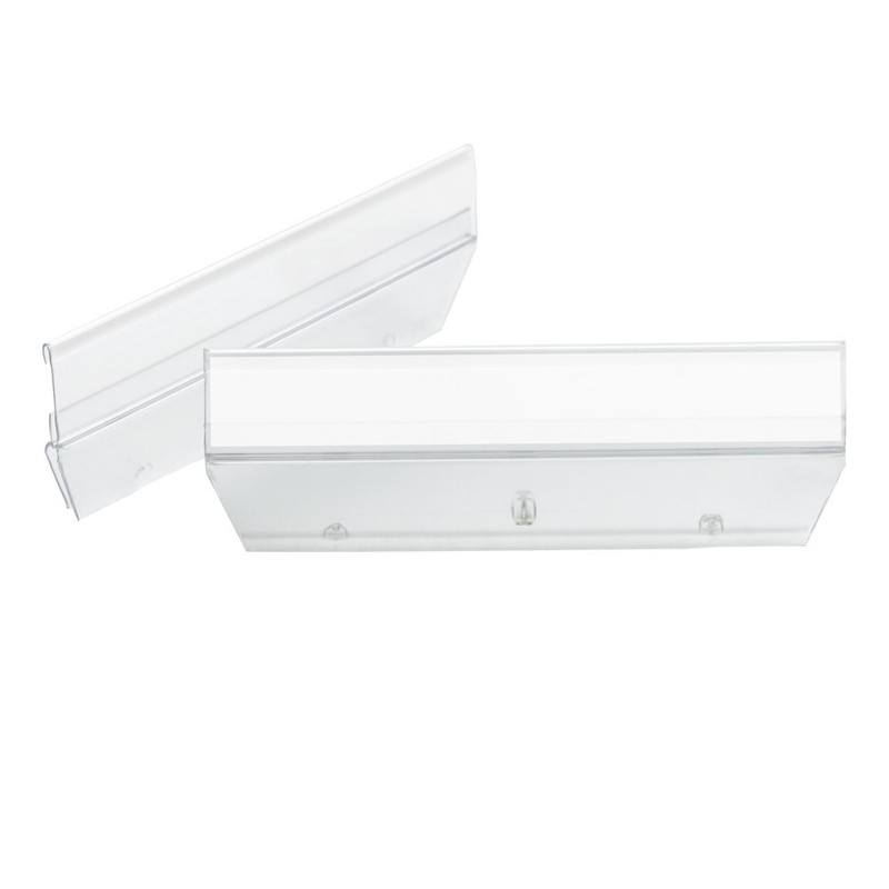 Smead Easy Slide Tab, 1/3-Cut, Clear, 18 Per Pack (64626)