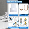 Enhon 4 Pack Dual Seal Cartridge Replacement Compatible with Moen
