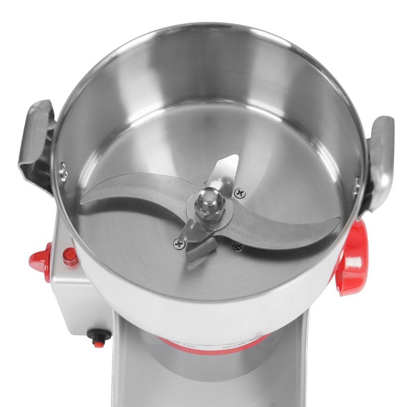 Grain Mill, Electric Dry Cereals Grinder w/Sieve, Stainless Steel Grain