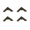 WEAXIO 100pcs Metal Book Corner Protectors for Scrapbook, Photo Album,