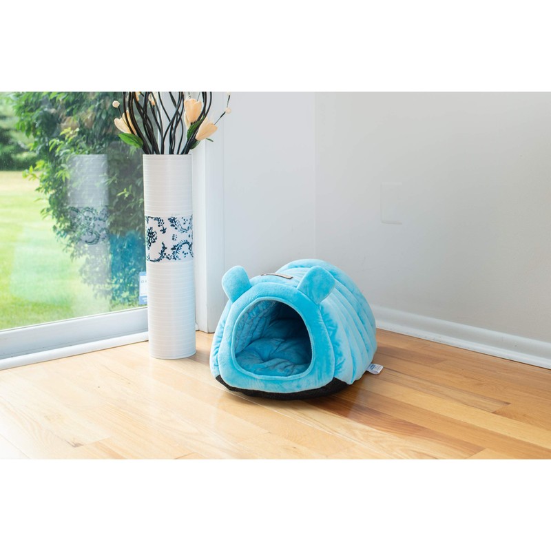 Armarkat Cat Bed Model C90CTL Tube Shape, Sky Blue