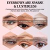 LOPHE 3D Eyebrow Pencil, Augenbrauenstift Wasserfest, Microblading Augenbrauenstift, Erzeugt Natürliche