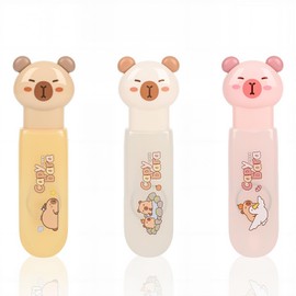 Capybara Stationery Set,Capybara School Supplies,Cute Correction Tape,3-Count Pack of Correction Tape, Easy to Use Applicator with Tear-Resistant Tape for Office or School Supplies (cute)