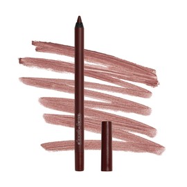 about-face Matte Fix Lip Pencil Smoked – Long-Wear, Creamy Matte Lip Liner with Hyaluronic Acid & Vitamins C & E – Vegan, Cruelty-Free, Clean Beauty – 0.042 oz (Plum Brown)