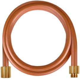 Worth Short Lead-in Hybrid Garden Hose 5/8 in. x 10 ft. -Kink Free, No Leaking, Male/Female Fittings -Heavy Duty Durable Flexible Lightweight Water Pipe -Brass Aluminum Ends for Household & Yard Use