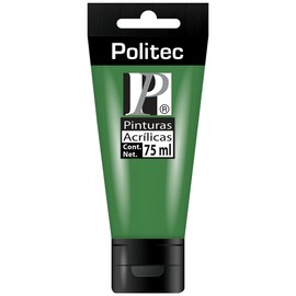 POLITEC PINTURA ACRILICA L3000 TUBO PLASTICO 75 ML 3030 VERDE ORO