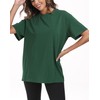 PRIMODA Womens Oversized Short Sleeve T Shirts Trendy Crew Neck
