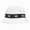 PXG Logo Repeat Bucket Hat, white