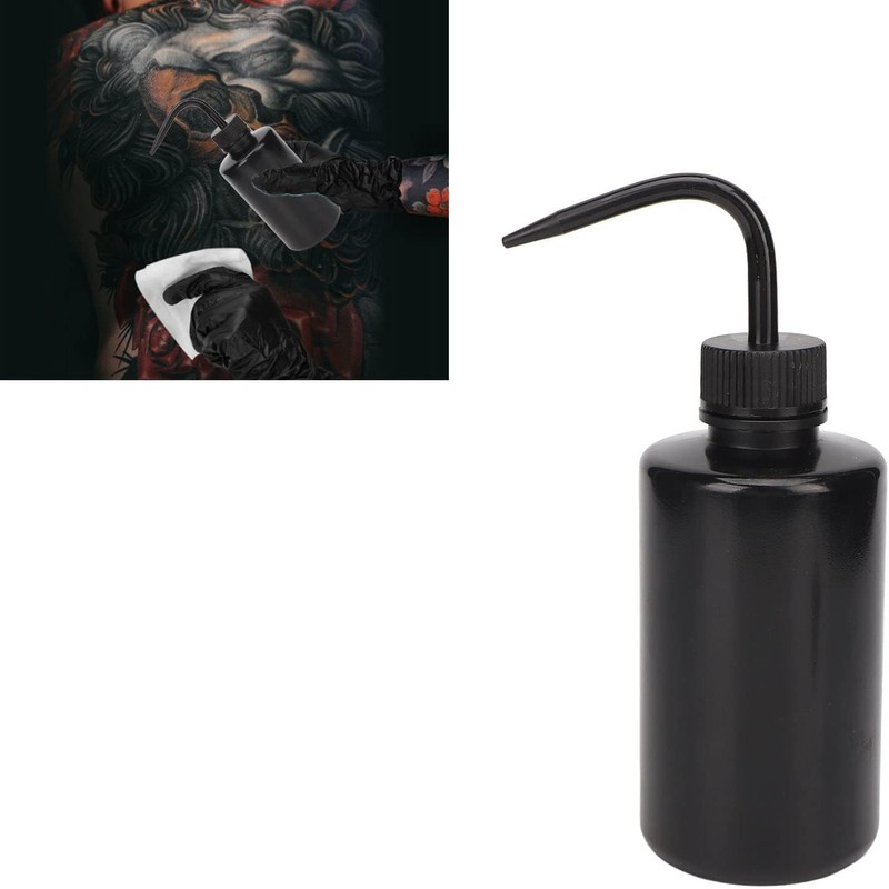 6 Uds 250ml Tatuaje Agua Squirt Botella Tatuaje Lavado Botella