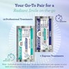 GuruNanda Teeth Whitening Strips - 16-Day Treatment with Non-Slip, Dry