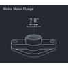 Midline Valve XNGU200-OM Water Meter Flange 2 in. FIP Connection