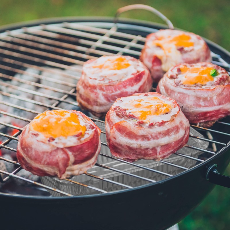 Relaxdays Aluminium Grill Trays, Set of 50, W x D: