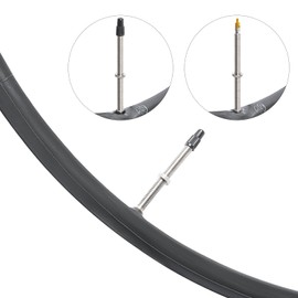 YunSCM 2pcs 700 28c Tube Presta Long Valve 60mm High Rim Best Choice 700x25/32c Bicycle Tube, Applicable 700x25c/700x28c/700x30c/700x32c Road Bike, G-278