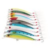 【Happy Shopping Day】 OriGlam 10pcs 3D Artificial Minnow Fishing Lures