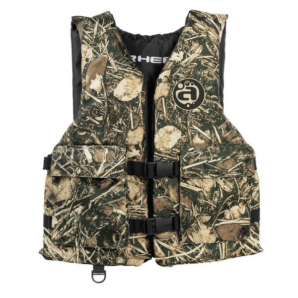 Airhead Adult Sportsman life Jacket with pockets-Universal, Camo