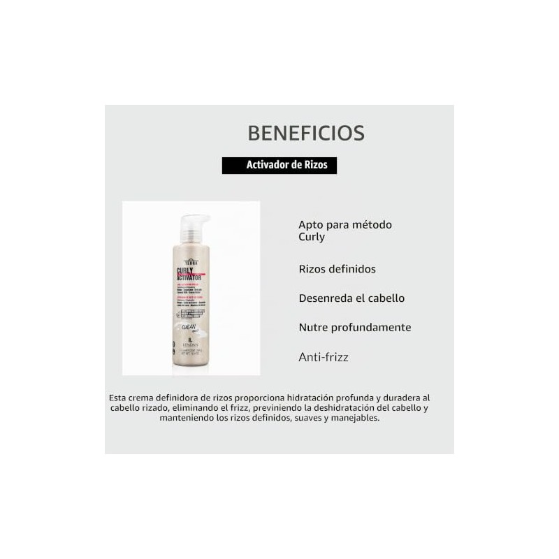 Lendan Terra Curly Activator Cream – Curl Defining and Frizz