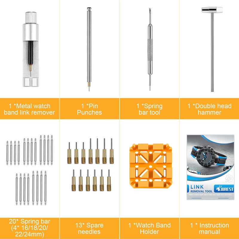 JOREST Watch Link Removal Tool, Watch Band Tool Kit, Repair