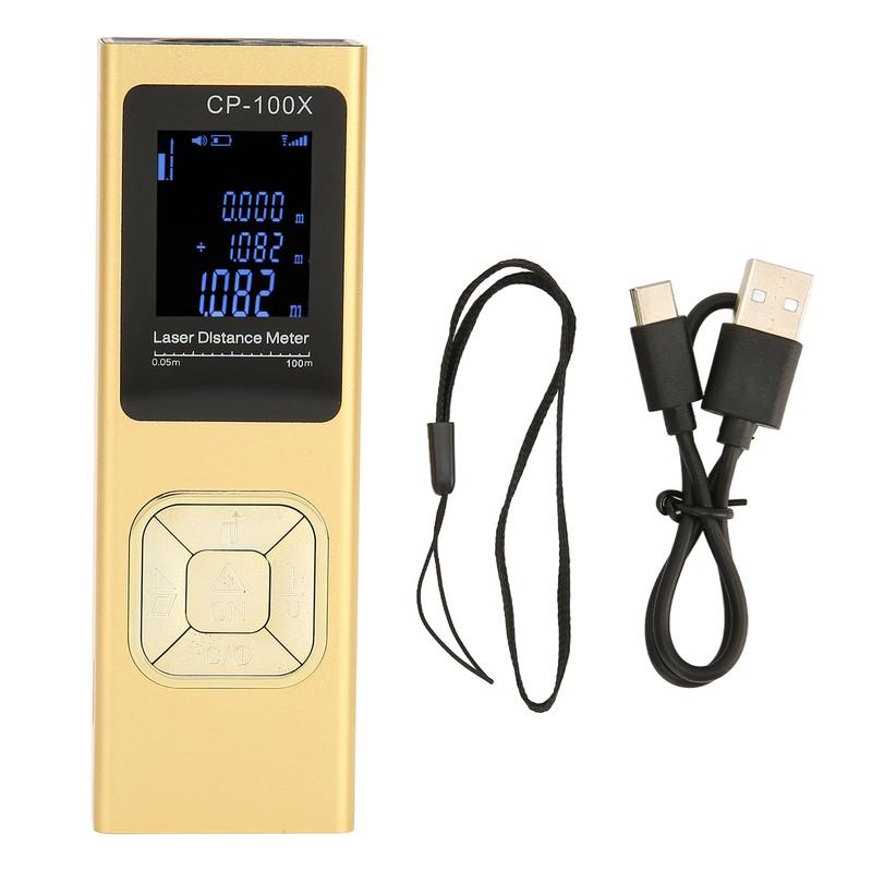 Laser Distance Meter Mini Portable Handheld Waterproof Dustproof Dropproof Digital