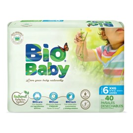Pañales Biobaby Etapa 6 Unisex 40 Pañales