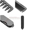 NestNook 2-in-1 Folding Comb - Portable Hair Clipper for Travel,