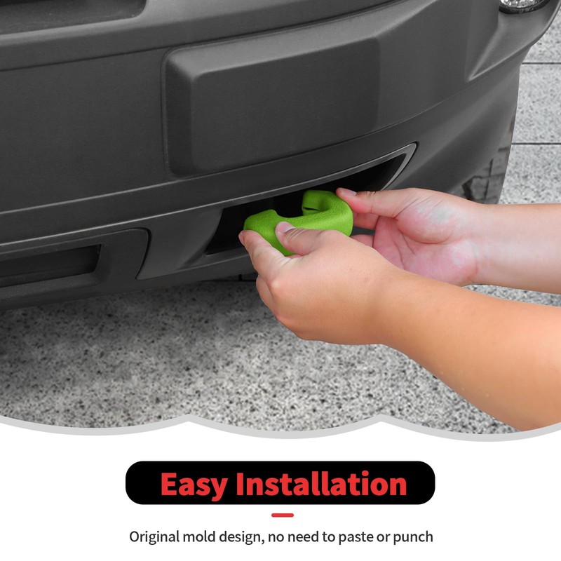 RT-TCZ Tow Hook Covers Bumper Rubber Protector Exterior Accessories for