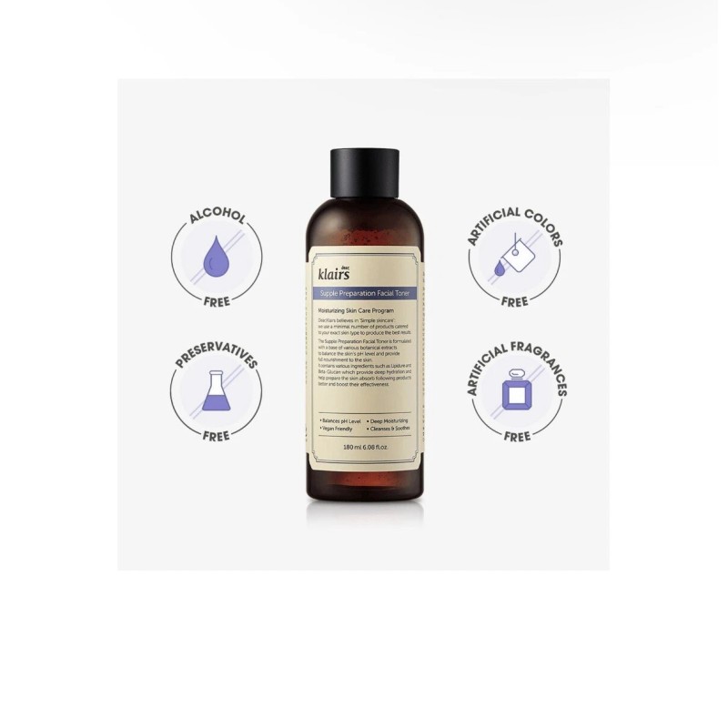 Klairs Supple Preparation Facial Toner, 180 ml