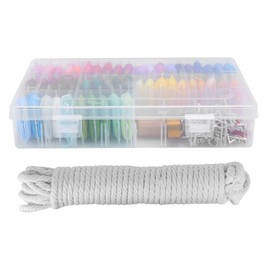 Embroidery Thread Organizer Storage Box Embroidery String for Bracelets Stitch Thread Kits