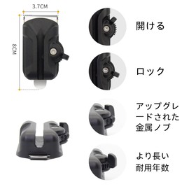 Detachable Tool Holder Insert, Belt Tool Holder, Hammer Insert, Electric Drill, Impact Driver Holder, Fall Prevention Stretch Belt, Easy to Attach and Detach (Black)