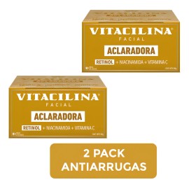 2 Pack Crema Facial Aclaradora Despigmentante Vitacilina