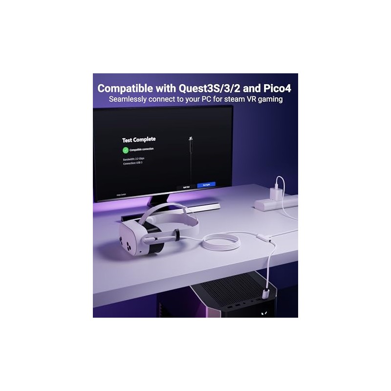 Syntech Cable de enlace con carga de 16 pies compatible